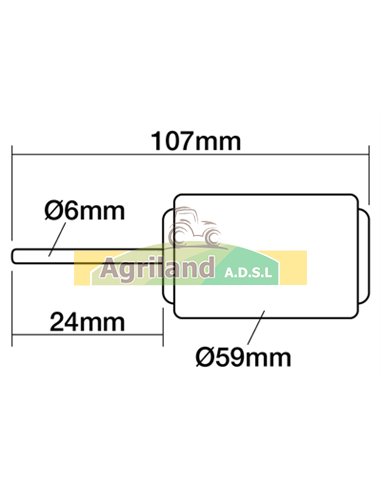 Moteur de ventilateur gauche 12V AL58526 , T50010 , V32107700 , VAT50010 , VT50010