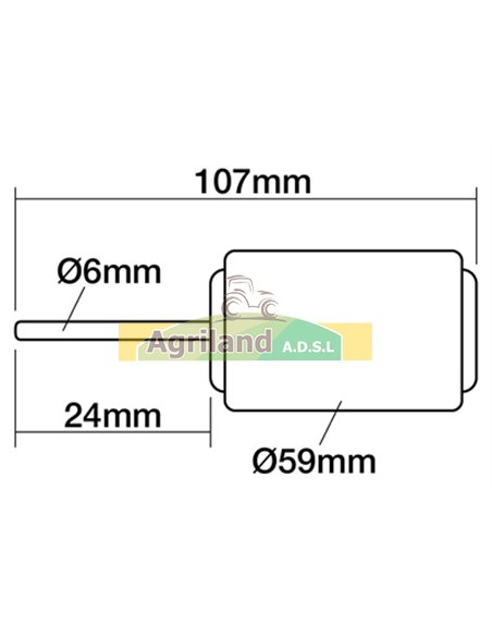 Moteur de ventilateur gauche 12V AL58526 , T50010 , V32107700 , VAT50010 , VT50010
