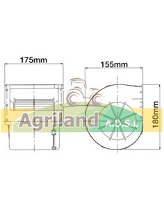 Moteur de ventilateur 12V AL110881 , AL173961 , AL214942 , AL75105 , AL80700 2