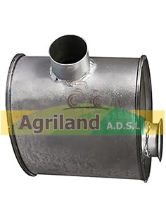 Pot d'échappement sous capot sotie côté droit AL117294 , AL117294N