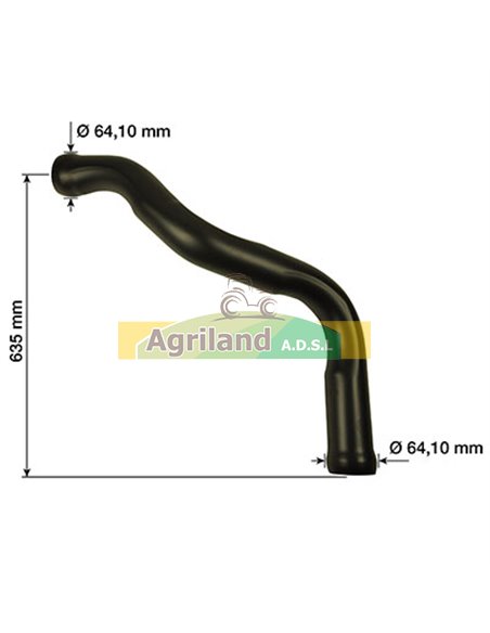 Tube d'échappement L114990 Tube d'échappement L114990