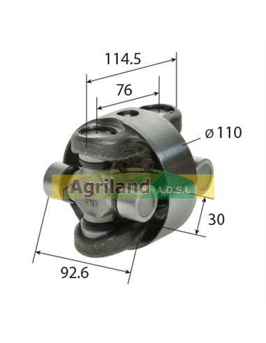 Noix de cardan avec croisillons 04388571 , 4388571 , K4388571