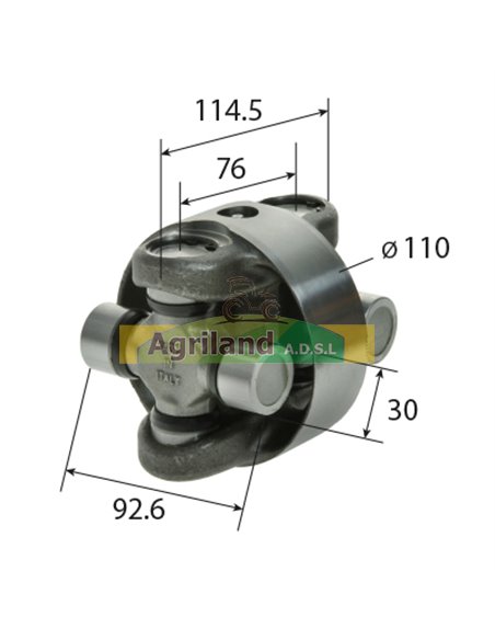 Noix de cardan avec croisillons 04388571 , 4388571 , K4388571