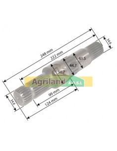 Arbre de prise de force 248mm T30803  2