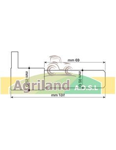 Broche de vérin de direction Ø 20/25mm - L.107mm S.65097, S65097, 54/577-32, 577-32, 5142048, VPJ3905, 5120532M, 38717065, T3623 2