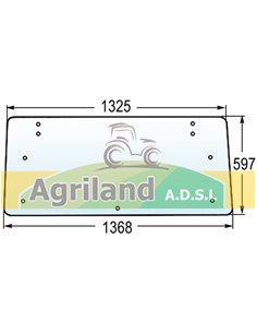 Vitre arrière plate teintée 5130388