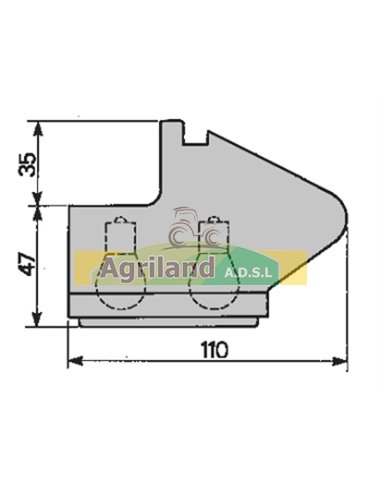 Feu avant droit 173x110mm 5116239