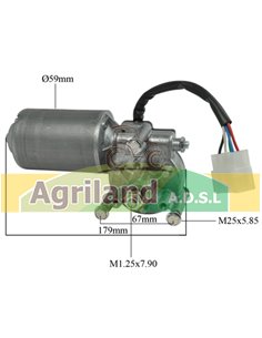 Moteur d'essuie-glace 12V 137203A1 , 3223040R91 , 3401302R1 , 3401302R92 , 3401302R93 , 83961569 , E5NN17504AB 2