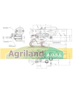 Moteur d'essuie-glace AL766686 , RE151494 , RE282983 2