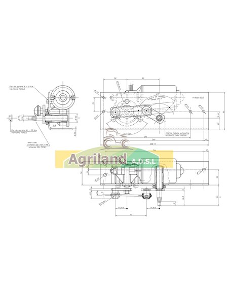 Moteur d'essuie-glace AL766686 , RE151494 , RE282983