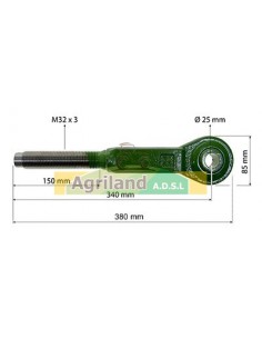 Embout de bielle de relevage RE39700 , RE64128  2