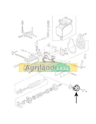 Pompe d'alimentation 24797 , 3068344R91 , 957E-9350-B , 957E9350B , F579350 , FP110