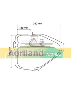 Réservoir de carburant 81817189 , C5NN9002AC , F1817189 , FD81817189 , FNN9002AC 2