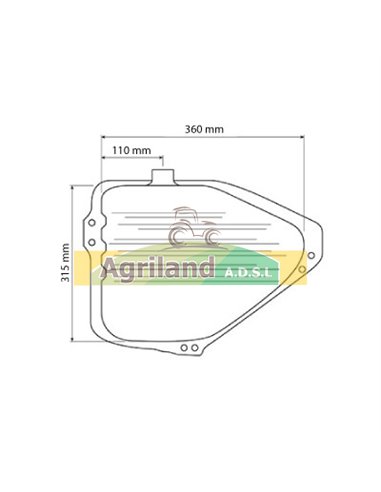 Réservoir de carburant 83935630 , 83943971 , E2NN9002BA , E3NN9002KA , E3NN9002KB , E3NN92002KA
