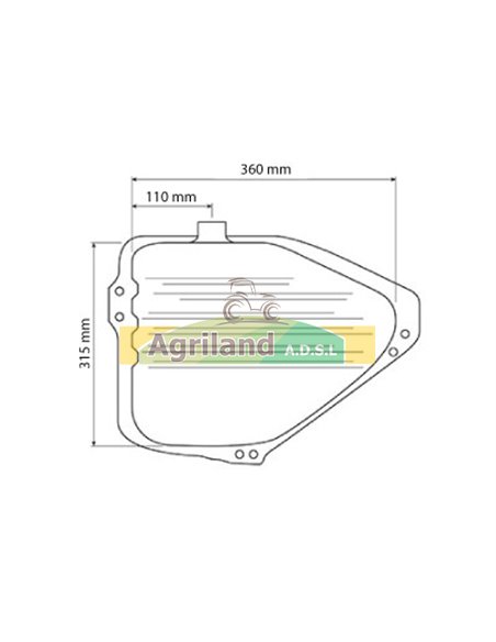 Réservoir de carburant 83935630 , 83943971 , E2NN9002BA , E3NN9002KA , E3NN9002KB , E3NN92002KA Réservoir de carburant 83935630 , 83943971 , E2NN9002BA , E3NN9002KA , E3NN9002KB , E3NN92002KA