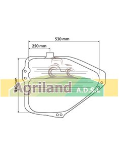 Réservoir de carburant S.61500, S61500, VPD4567, 83917631, D0NN9002A, D5NN9002AE, D8NN9002HA, 54677S100, 83953337, E3NN9A316AB 2