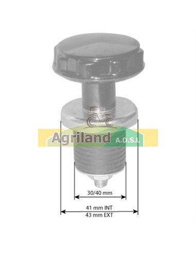 Bouchon de remplissage d'huile D5NN-6N60-9A , D5NN6N609A , 83907851