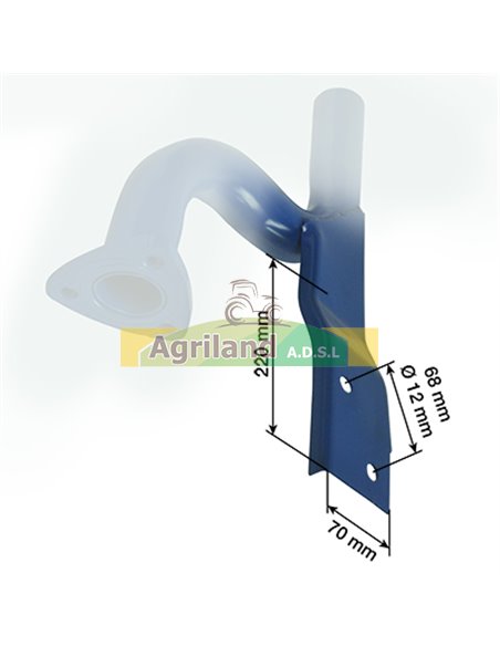 Coude d'échappement Ø 47.7mm 83909902 , D6NN5246N