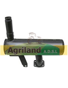 Silencieux d'échappement Ø INT.62 - L.580mm - sans aspirateur de poussières 82011360