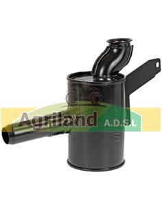 Pot d'échappement Ø INT.59 - L.385mm S65312, S.65312, VPE8206, 24/165-159, 165-159, 82010856, 87704566, 38017766