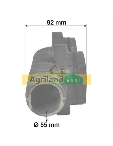 Collecteur d'échappement arrère 83999288 , 87800550 , E9NN9431AA , E9NN9431CA