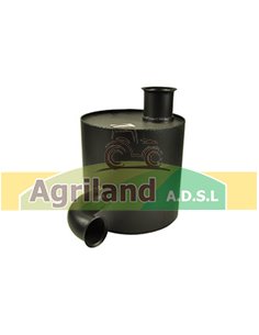 Silencieux d'échappement Ø INT.60 - L.395mm AL113911