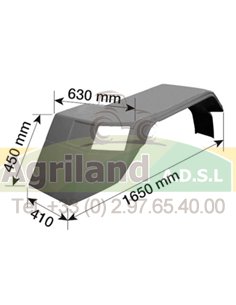 Garde boue gauche 1958611C6, 1958611C4N