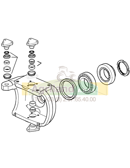 Coussinet LM102949/10 Coussinet LM102949/10