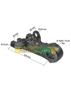 Bras de relevage supérieur gauche cat.3 L100693  2