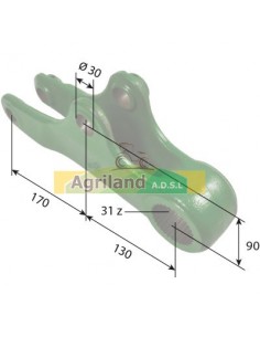 Bras de relevage supérieur droit cat.3 L114584 , L79947  2