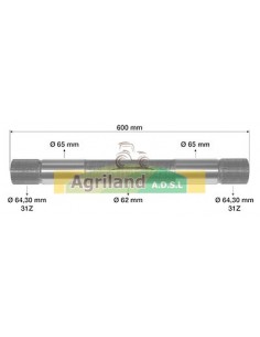 Arbre de relevage hydraulique L113892 , L152475 , L76094  2