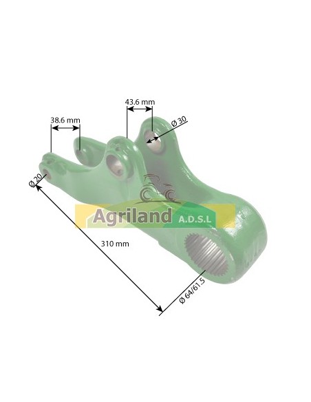Bras de relevage supérieur doit cat.2 L112227 , L114582 
