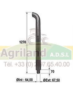 Tube d'extension Ø 63 - L. 1276 mm 251844A1 2
