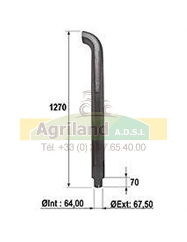 Tube d'extension Ø 63 - L. 1276 mm 251844A1