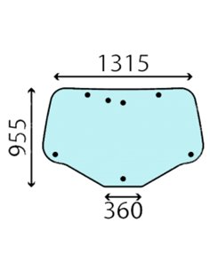 VITRE ARRIÈRE 87663400, 82030887