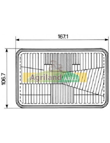 Optique Feu avant droit john deere serie 6000 6010 2 AL75338 , RE56964