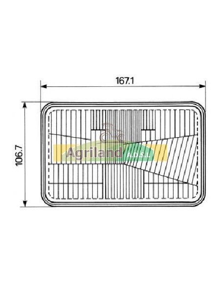 Optique Feu avant droit john deere serie 6000 6010 2 AL75338 , RE56964