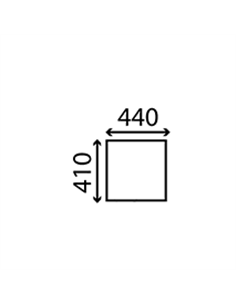 Vitre arrière inférieure 83932013