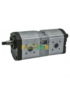 POMPE HYDRAULIQUE DOUBLE 22.5 + 14 CC 01172766 , 01174409 , 01179086 , 04311478 , 04345372 , 1179086
