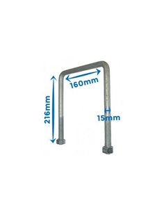 Boulon en U du support stabilisateur 83919385