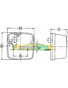 Feux de position avant A18203721 , AL25644 , AL58729 , AL58739 , H3121089R91 , IH3121099 , JD25644AL 2
