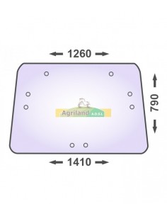 Vitre arrière bombée et teintée R110990 , R110990N , S-R110990 , SR110990