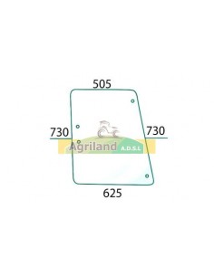 Vitre latérale plate non teintée L61159