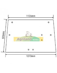 Vitre arrière plate teintée AL70847 , L57978