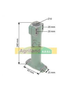 Arbre de transmission pour pompe hydraulique L42188  2
