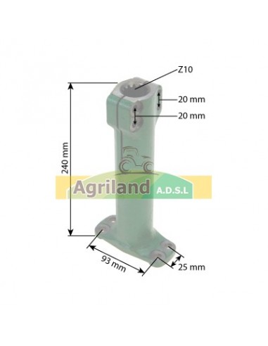 Arbre de transmission pour pompe hydraulique L42188 