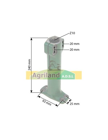Arbre de transmission pour pompe hydraulique L42188 