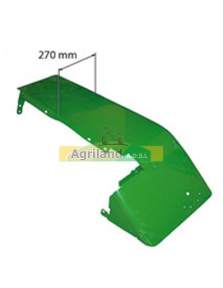 Garde boue droit et gauche 430mm AL58082 AL58081 