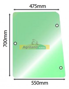 Vitre latérale ouvrante plate teintée 04350512 , 04350513 , 04350516 , 4350512 , 4350513 , 4350516