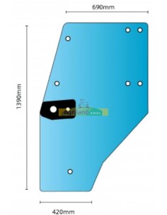 Vitre de porte gauche bombée non teintée 04352792 , 04352848 , 4352792 , 4352848
